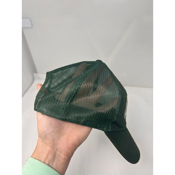 Bass Pro Shops Trucker Hat Green Mesh Snapback Fishing Outdoor Cap - Picture 3 of 5